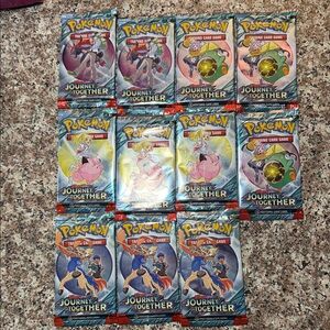 Pokemon Journey Together Card Pack Collection 11 PCs